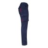 VL FIDES. Pantalon stretch bicolore, multipoches (240g/m²), en coton (46%), EME (38%) et polyester (16%)
