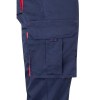 VL FIDES. Pantalon stretch bicolore, multipoches (240g/m²), en coton (46%), EME (38%) et polyester (16%)
