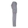 VL FIDES. Pantalon stretch bicolore, multipoches (240g/m²), en coton (46%), EME (38%) et polyester (16%)