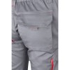 VL FIDES. Pantalon stretch bicolore, multipoches (240g/m²), en coton (46%), EME (38%) et polyester (16%)