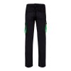 VL FIDES. Pantalon stretch bicolore, multipoches (240g/m²), en coton (46%), EME (38%) et polyester (16%)