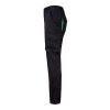 VL FIDES. Pantalon stretch bicolore, multipoches (240g/m²), en coton (46%), EME (38%) et polyester (16%)