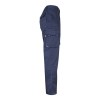 VL FIDES. Pantalon stretch bicolore, multipoches (240g/m²), en coton (46%), EME (38%) et polyester (16%)
