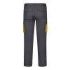 VL FIDES. Pantalon stretch bicolore, multipoches (240g/m²), en coton (46%), EME (38%) et polyester (16%)