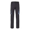 VL FIDES. Pantalon stretch bicolore, multipoches (240g/m²), en coton (46%), EME (38%) et polyester (16%)