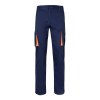 VL FIDES. Pantalon stretch bicolore, multipoches (240g/m²), en coton (46%), EME (38%) et polyester (16%)