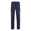 VL FIDES. Pantalon stretch bicolore, multipoches (240g/m²), en coton (46%), EME (38%) et polyester (16%)