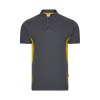 VL SUPAY. Polo piqué bicolore (180g/m²), manches courtes, en coton (60%) et polyester (40%)