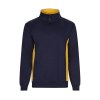 VL SVAROG. Sweat bicolore en éponge (260g/m²), en polyester (65%) et coton (35%)