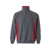 VL SVAROG. Sweat bicolore en éponge (260g/m²), en polyester (65%) et coton (35%)