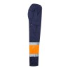 VL ATHENA. Pantalon bicolore en sergé (210g/m²), doublé, multi-poches, en coton (20%) et polyester (80%)