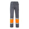 VL ATHENA. Pantalon bicolore en sergé (210g/m²), doublé, multi-poches, en coton (20%) et polyester (80%)