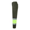 VL ATHENA. Pantalon bicolore en sergé (210g/m²), doublé, multi-poches, en coton (20%) et polyester (80%)