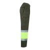 VL ATHENA. Pantalon bicolore en sergé (210g/m²), doublé, multi-poches, en coton (20%) et polyester (80%)
