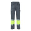 VL ATHENA. Pantalon bicolore en sergé (210g/m²), doublé, multi-poches, en coton (20%) et polyester (80%)
