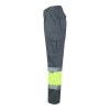VL ATHENA. Pantalon bicolore en sergé (210g/m²), doublé, multi-poches, en coton (20%) et polyester (80%)