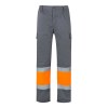 VL ATHENA. Pantalon bicolore en sergé (210g/m²), doublé, multi-poches, en coton (20%) et polyester (80%)