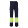 VL POSEIDON. Pantalon bicolore en sergé multipoches (210g/m²), en coton (20%) et polyester (80%)