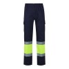 VL POSEIDON LARGE. Pantalon bicolore en sergé multipoches (210g/m²), en coton (20%) et polyester (80%)