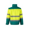 VL JUPITER LARGE. Veste rembourrée bicolore (180g/m²) en polyester (100%), avec finition PU