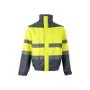 VL JUPITER LARGE. Veste rembourrée bicolore (180g/m²) en polyester (100%), avec finition PU