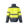 VL JUPITER LARGE. Veste rembourrée bicolore (180g/m²) en polyester (100%), avec finition PU