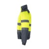 VL JUPITER LARGE. Veste rembourrée bicolore (180g/m²) en polyester (100%), avec finition PU