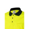 VL CUPID. Polo piqué bicolore (160g/m²) à manches courtes, en polyester (100%)