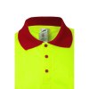 VL CUPID. Polo piqué bicolore (160g/m²) à manches courtes, en polyester (100%)