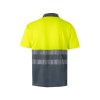 VL CUPID. Polo piqué bicolore (160g/m²) à manches courtes, en polyester (100%)