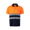 VL CUPID. Polo piqué bicolore (160g/m²) à manches courtes, en polyester (100%)