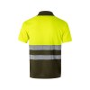VL CUPID. Polo piqué bicolore (160g/m²) à manches courtes, en polyester (100%)
