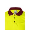 VL CUPID. Polo piqué bicolore (160g/m²) à manches courtes, en polyester (100%)