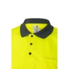 VL CUPID LARGE. Polo bicolore (160g/m²) à manches courtes, en polyester (100%)