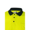 VL VULCAN LARGE. Polo bicolore (160g/m²) à manches longues, en polyester (100%)