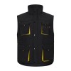 VL NERGAL. Gilet rembourré, bicolore, multipoches (120g/m²), en polyester (100%)