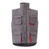 VL NERGAL. Gilet rembourré, bicolore, multipoches (120g/m²), en polyester (100%)