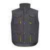 VL NERGAL. Gilet rembourré, bicolore, multipoches (120g/m²), en polyester (100%)