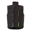 VL NERGAL. Gilet rembourré, bicolore, multipoches (120g/m²), en polyester (100%)