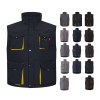 VL NERGAL. Gilet rembourré, bicolore, multipoches (120g/m²), en polyester (100%)