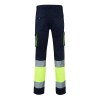 VL ZEUS. Pantalon stretch multipoches bicolore (240g/m²), en coton (46%), EME (38%) et polyester (16%)