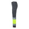 VL ZEUS. Pantalon stretch multipoches bicolore (240g/m²), en coton (46%), EME (38%) et polyester (16%)