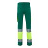 VL ZEUS. Pantalon stretch multipoches bicolore (240g/m²), en coton (46%), EME (38%) et polyester (16%)
