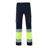 VL ZEUS. Pantalon stretch multipoches bicolore (240g/m²), en coton (46%), EME (38%) et polyester (16%)