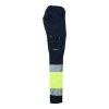 VL ZEUS. Pantalon stretch multipoches bicolore (240g/m²), en coton (46%), EME (38%) et polyester (16%)