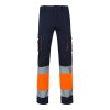VL ZEUS. Pantalon stretch multipoches bicolore (240g/m²), en coton (46%), EME (38%) et polyester (16%)