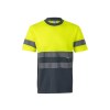 VL BRAHMA. T-shirt technique bicolore (140g/m²), en polyester (100%)