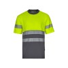 VL BASTET. T-shirt piqué bicolore (150g/m²), en coton (55%) et polyester (45%)