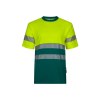 VL BASTET. T-shirt piqué bicolore (150g/m²), en coton (55%) et polyester (45%)