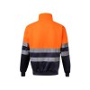 VL THOR. Sweatshirt bicolore (300g/m²) en polyester éponge (100%)